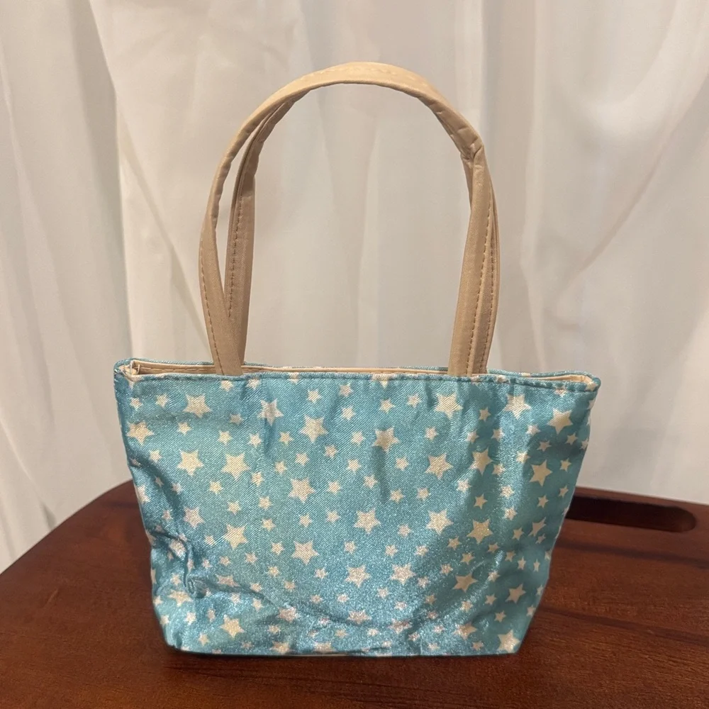 One Dozen New Charming kids' tote/bags with playful white stars